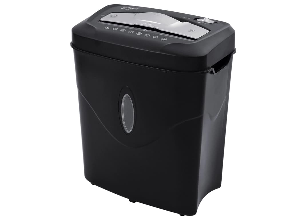 Q-connect Destructora de documentos q-connect kf17974 capacidad de corte 10 h destruye grapas clips y tarjetas papelera 16,5