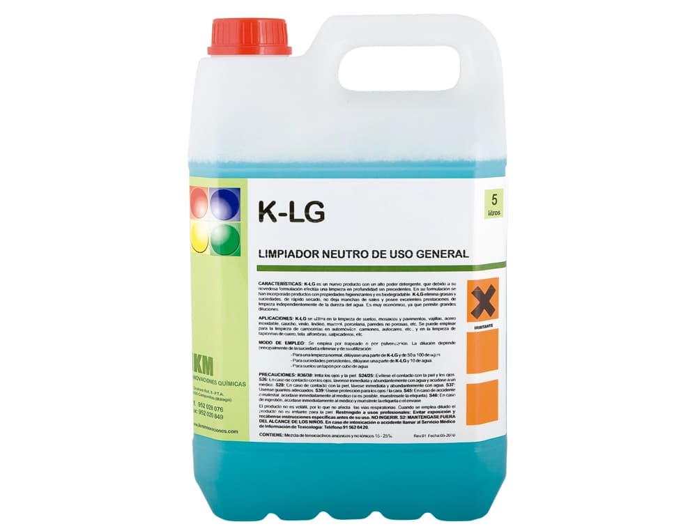 Limpiador multiusos ikm garrafa 5 litros