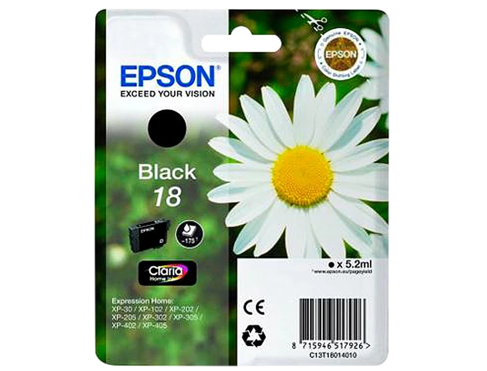Ink-jet epson t18 negro expression home xp-102 xp-205 xp-305 xp-405 capaciidad 175 pag
