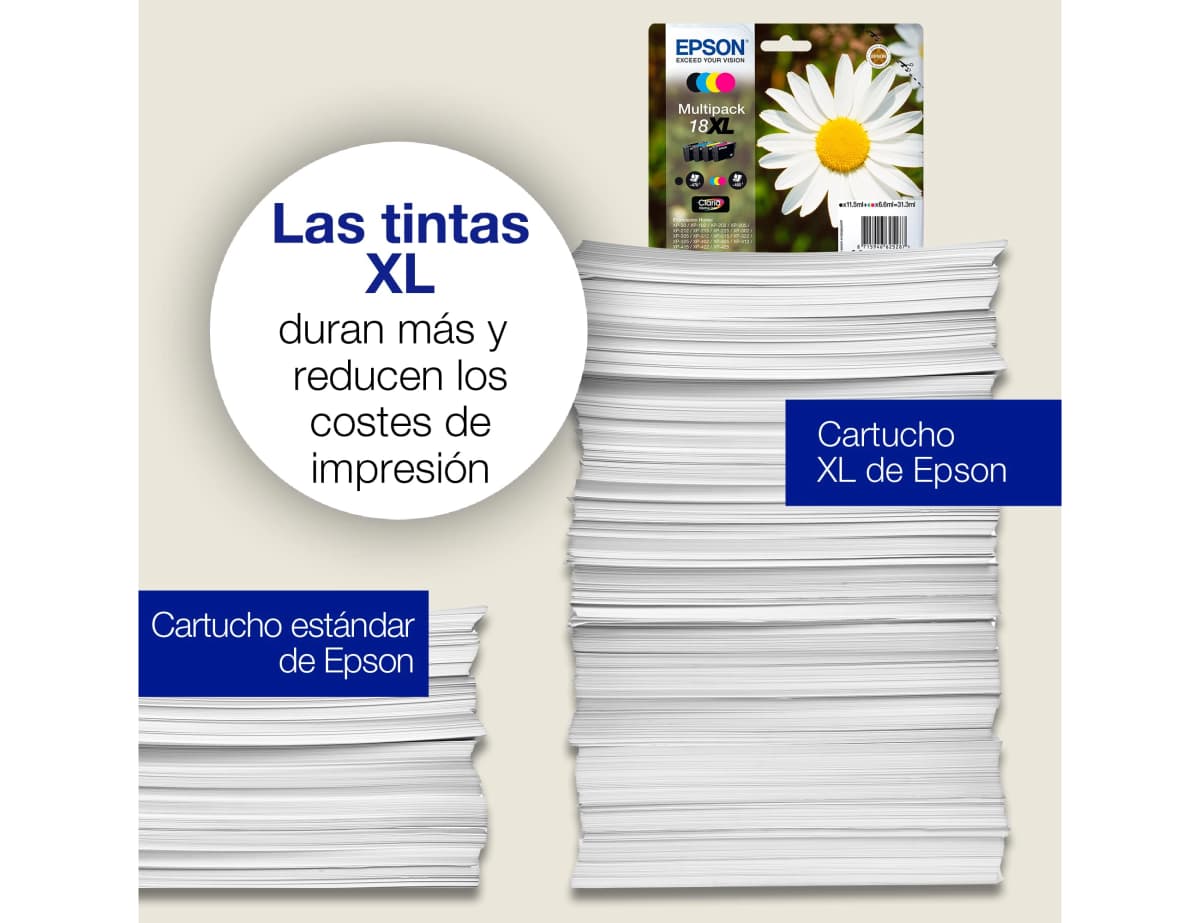 Ink-jet epson t18 expression home xp-102 xp-205 xp-305 xp-405 capaciidad 180 pag