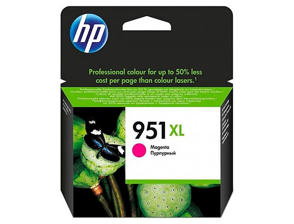 Ink-jet hp 951xl magenta cn047ae capacidad 1500 pag