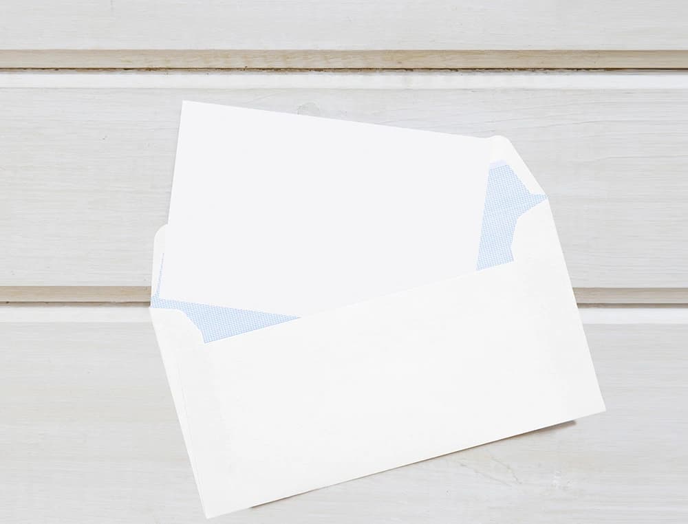 Sobre liderpapel n 2 blanco din americano 110x220 mm tira de silicona paquete de 25 unidades