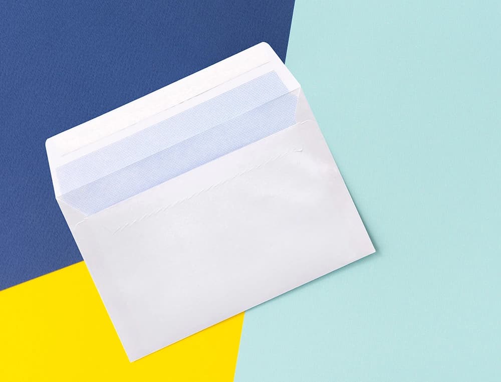Sobre liderpapel n 9 blanco comercial normalizado 120x176 mm tira de silicona paquete de 25 unidades