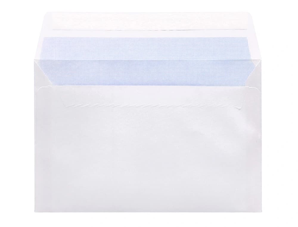 Sobre liderpapel n 9 blanco comercial normalizado 120x176 mm tira de silicona paquete de 25 unidades