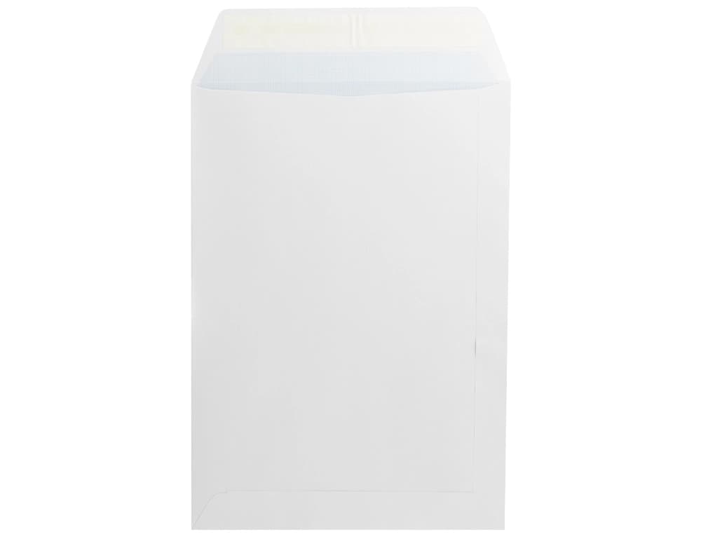 Sobre liderpapel bolsa n 10 blanco folio prolongado 250x353 mm tira de silicona paquete de 25 unidades
