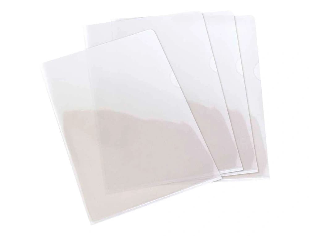 Carpeta esselte dossier uñero plastico folio transparente 110 micras