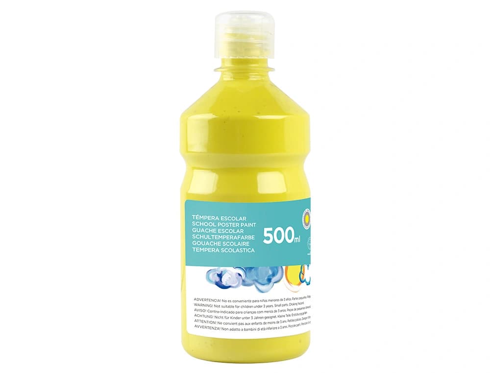 Tempera liquida liderpapel escolar 500 ml
