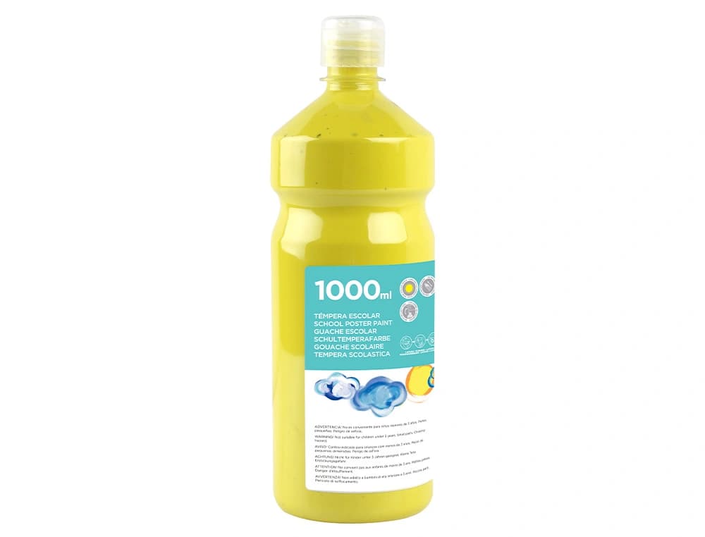 Tempera liquida liderpapel escolar 1000 ml