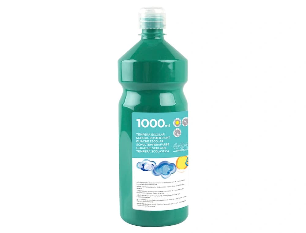 Tempera liquida liderpapel escolar 1000 ml