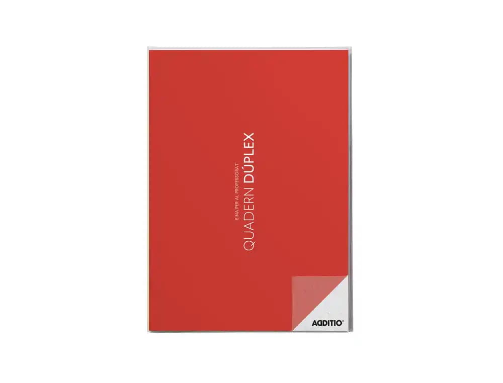 Cuaderno duplex catalan additio din a4 evaluacion continua y tutoria