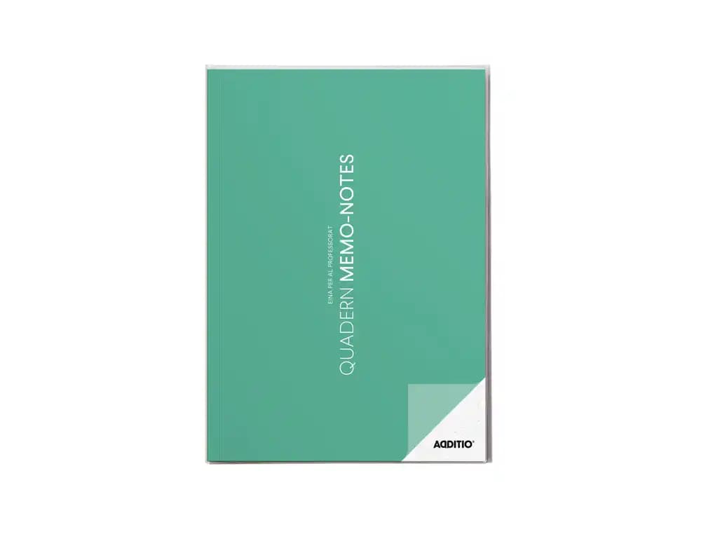 Cuaderno memo notas catalan additio din a4 evaluacion continuacion planificacion semanal