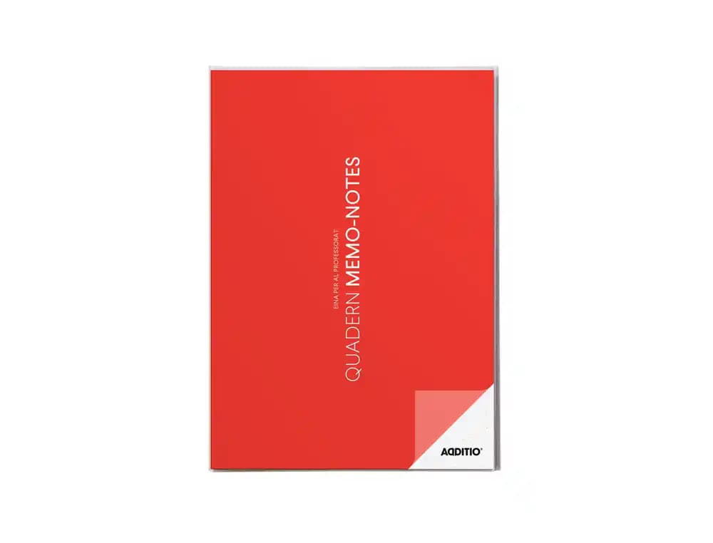 Cuaderno memo notas catalan additio din a4 evaluacion continuacion planificacion semanal