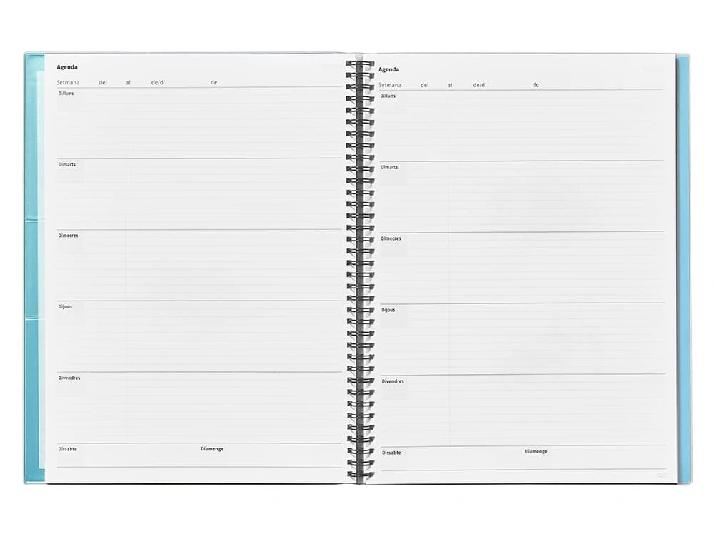 Cuaderno triplex catalan additio evaluacion continua plan semanal tutorias 6 fundastransparentes 225x310 mm