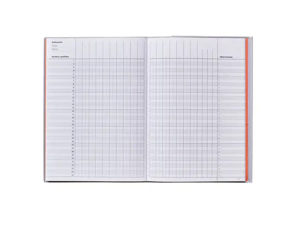Cuaderno de notas aditio a5 horario planificacion mensual plan de curso y evalucion continua