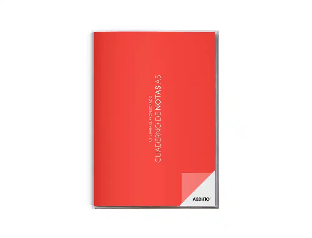 Cuaderno de notas aditio a5 horario planificacion mensual plan de curso y evalucion continua