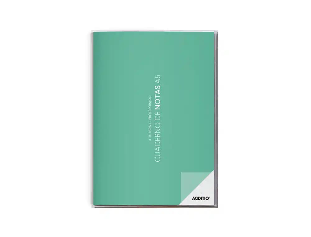 Cuaderno de notas aditio a5 horario planificacion mensual plan de curso y evalucion continua