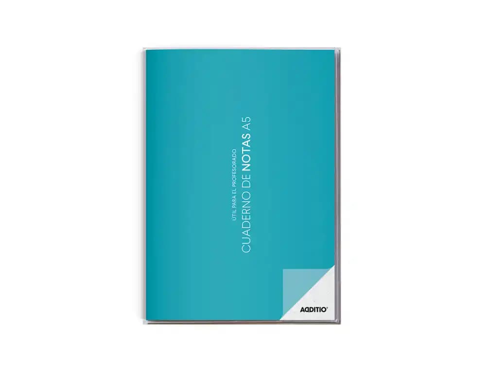 Cuaderno de notas aditio a5 horario planificacion mensual plan de curso y evalucion continua