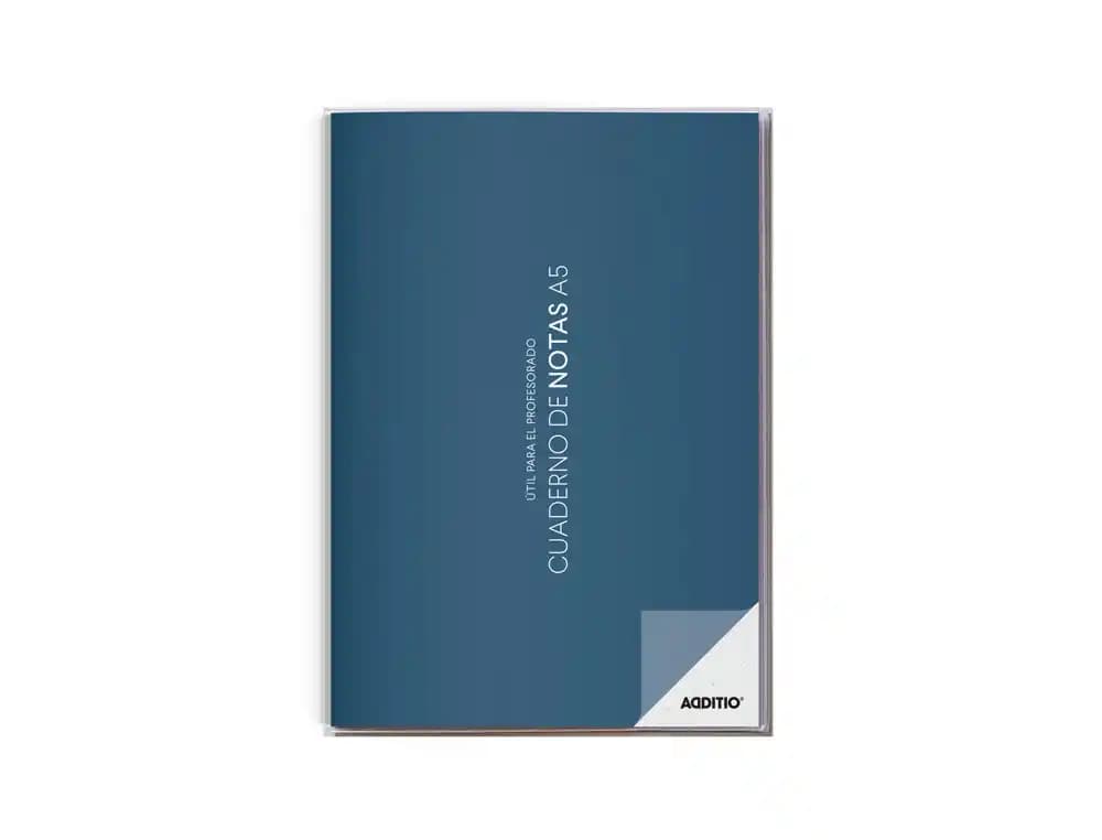 Cuaderno de notas aditio a5 horario planificacion mensual plan de curso y evalucion continua