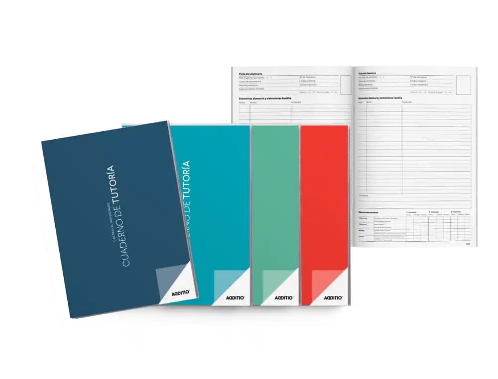 Cuaderno de tutoria additio a4 seguimiento del alumnado y faltas de asistencia