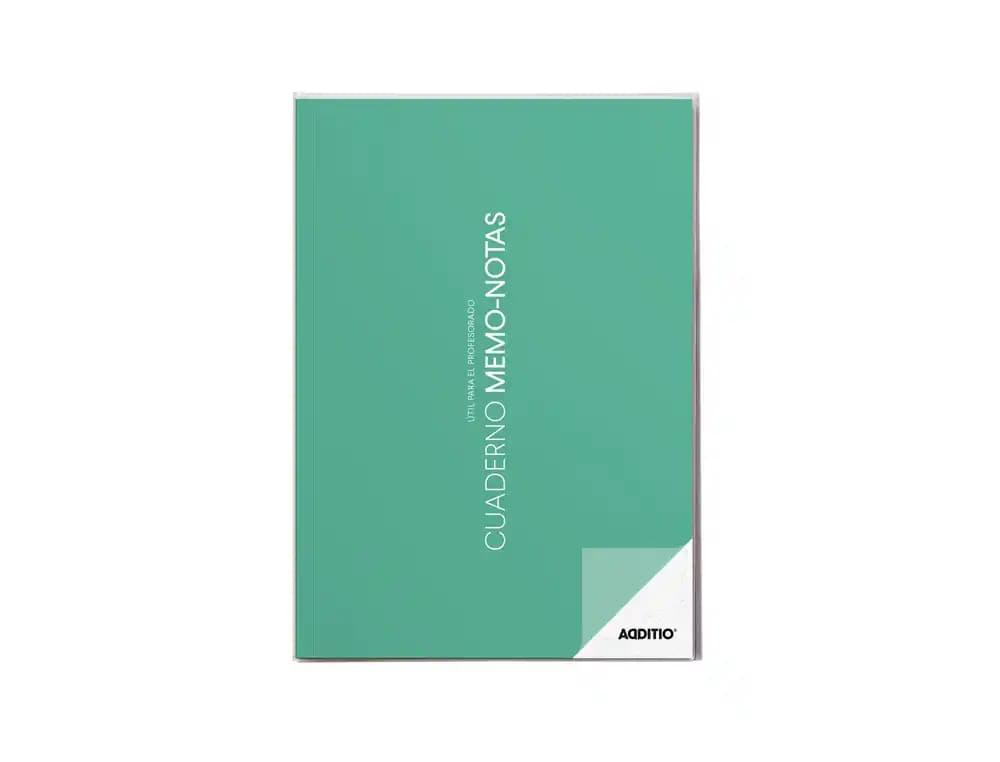 Cuaderno memo-notas additio a4 evaluacion continua mas planificacion semanal del curso