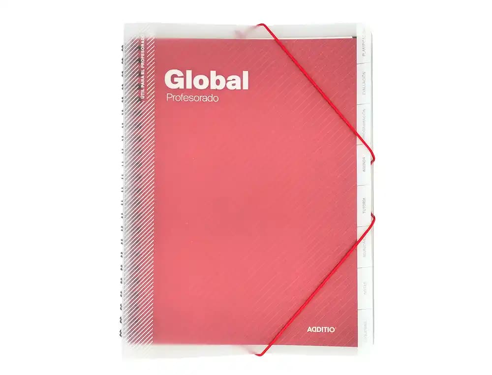 Carpeta global additio a4 con evalucion continua programacion tutoria y reuniones