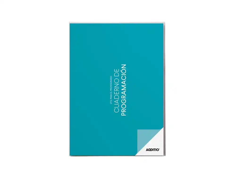 Cuaderno de programacion additio a4 plan mensual y programacion semanal del curso sin fechas
