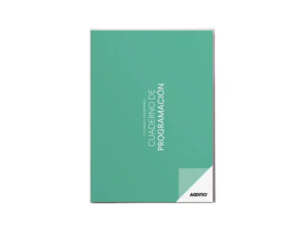Cuaderno de programacion additio a4 plan mensual y programacion semanal del curso sin fechas