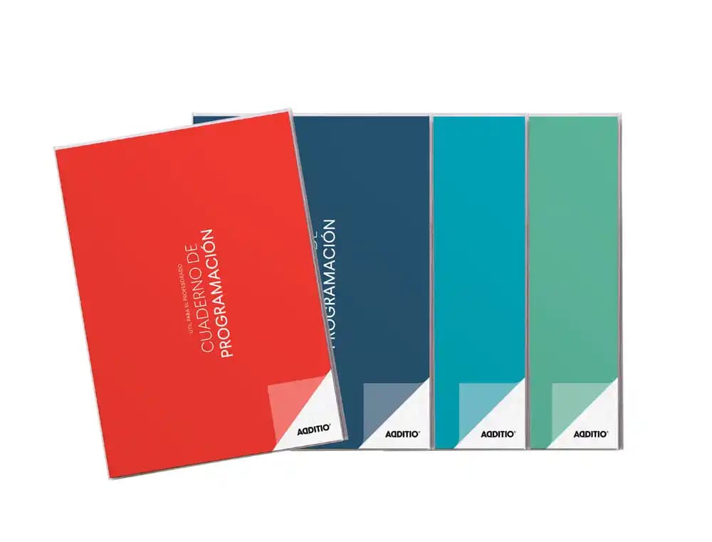 Cuaderno de programacion additio a4 plan mensual y programacion semanal del curso sin fechas