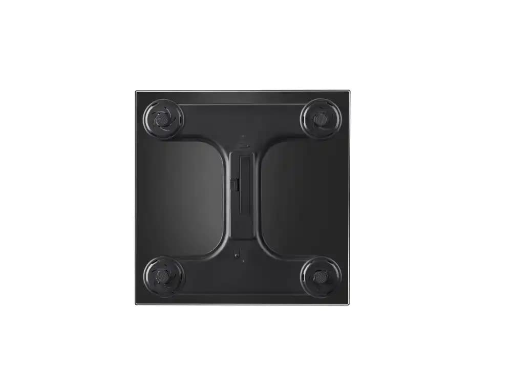 Bascula inteligente jocca de vidrio templado con bluetooth mide peso grasa agua hasta 8 usuarios capacidad hasta 180 kg