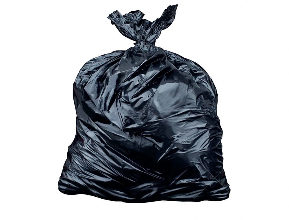 Bolsa basura industrial biznaga negra 85x105cm galga 120 rollo de 10 unidades