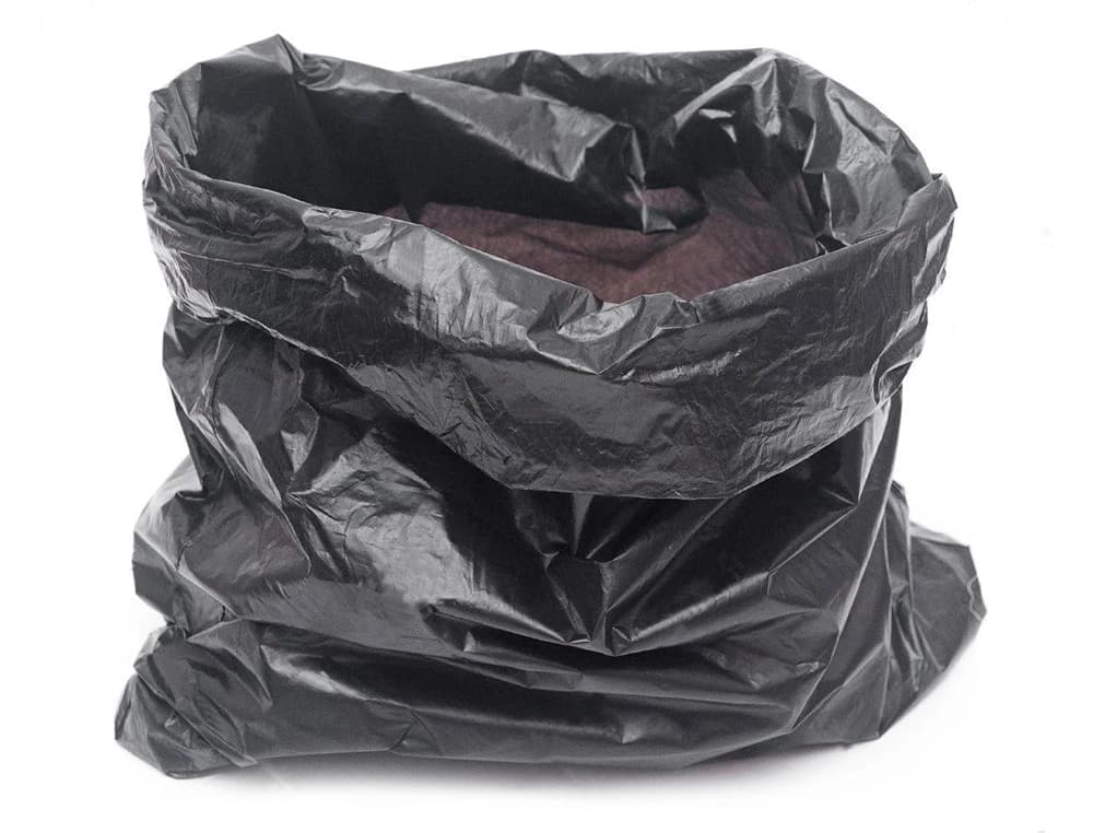 Bolsa basura industrial biznaga negra 85x105cm galga 120 rollo de 10 unidades