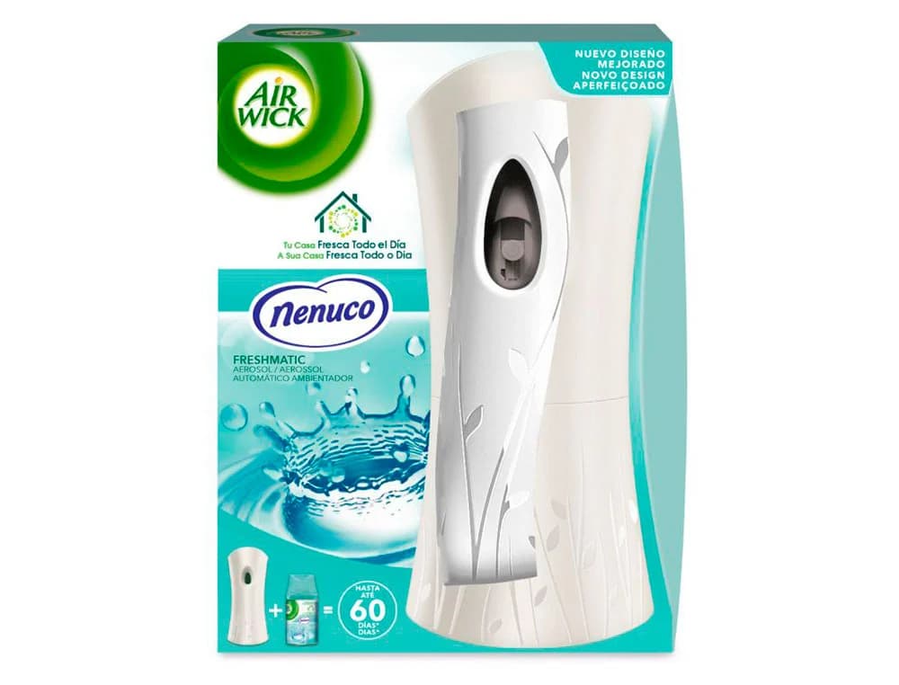 Ambientador spray automatico air wick freshmatic incluye recambio