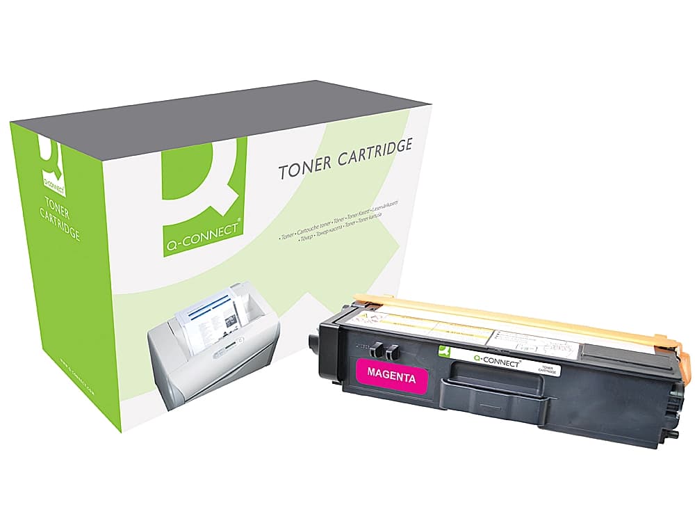 Toner q-connect compatible brother tn325m hl-4140cn / 4150cdn / 4570cdw / 4570cdwt / dcp 9055cd magenta 3.500 pag