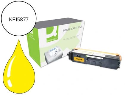 Q-connect Toner q-connect compatible brother tn325y hl-4140cn / 4150cdn / 4570cdw / 4570cdwt / dcp 9055 amarillo 3.500 pag