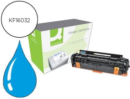 Q-connect Toner q-connect compatible hp ce411a color laserjet m351a / 451dn / 451dw / 451nw / 375nw / 475dn / 475dw cian 2.600 pag