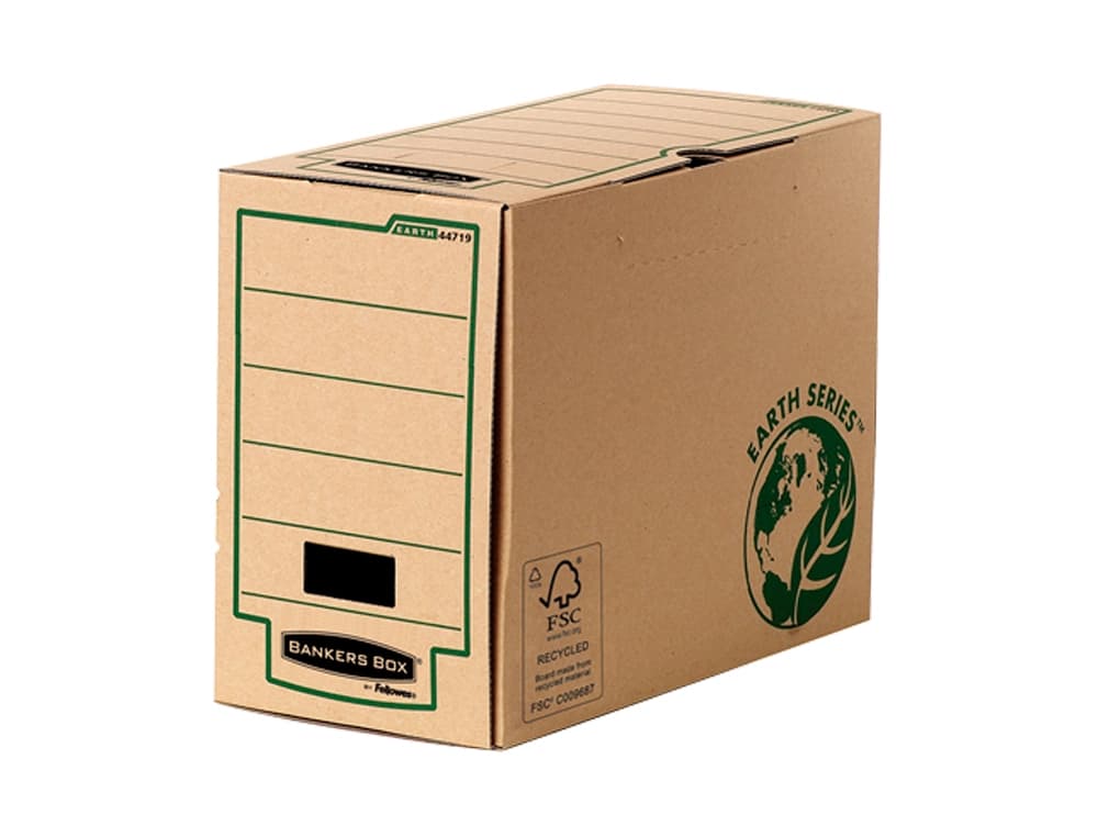 Caja archivo definitivo fellowes carton reciclado