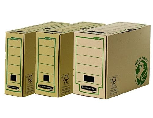 Caja archivo definitivo fellowes carton reciclado