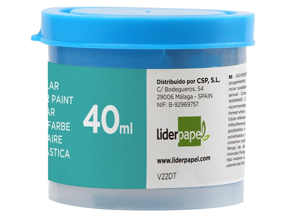 Tempera escolar liderpapel 40 ml