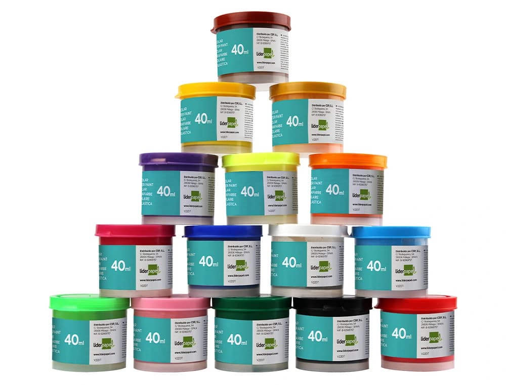 Tempera escolar liderpapel 40 ml
