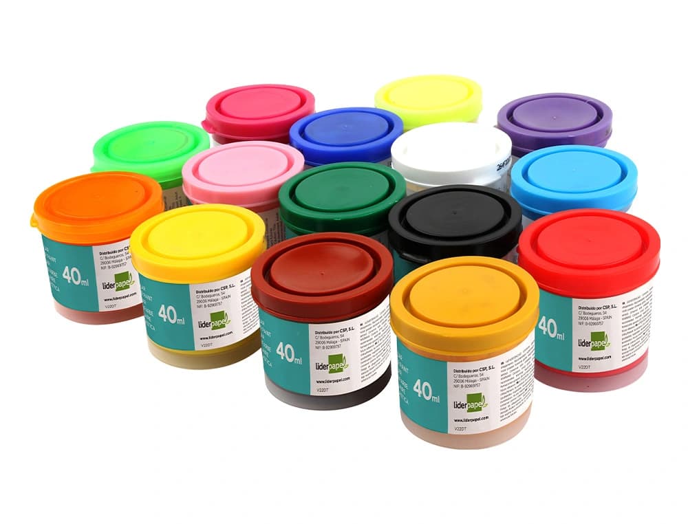 Tempera escolar liderpapel 40 ml