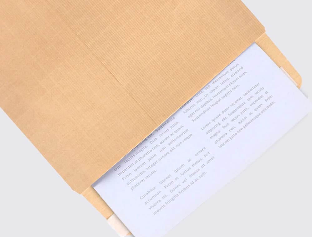 Sobre liderpapel bolsa armado kraft envio seguridad 260x360 mm solapa tira de silicona 120 gr caja de 100 unidades