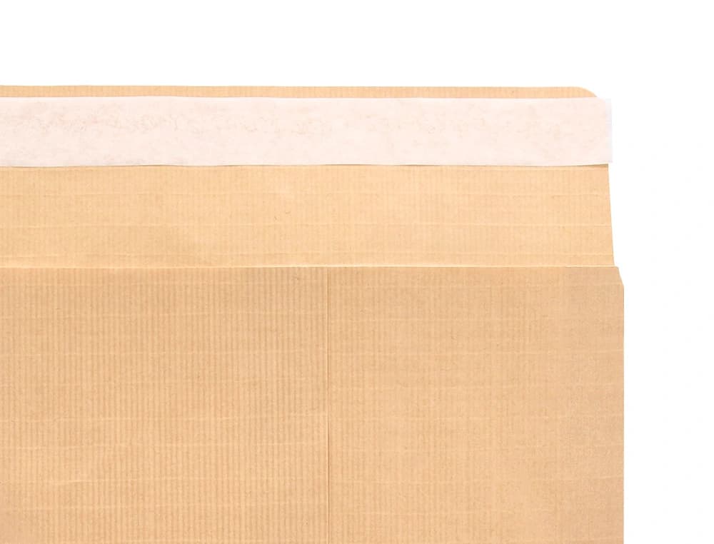 Sobre liderpapel bolsa armado kraft envio seguridad 260x360 mm solapa tira de silicona 120 gr caja de 100 unidades