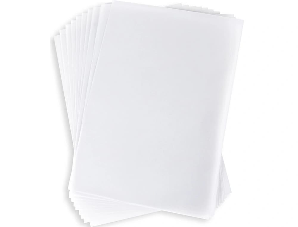 Papel vegetal liderpapel a4 70gr 210x297mm sobre de 12 hojas