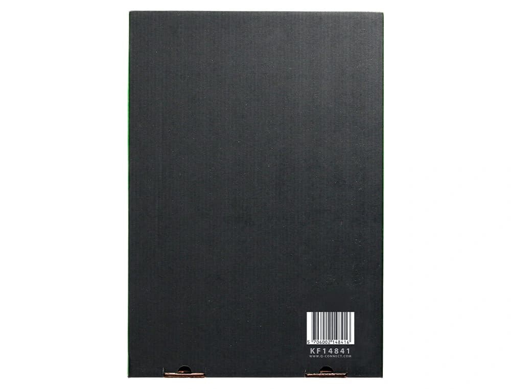 Funda multitaladro q-connect din a4 100 mc cristal bolsa de 100 unidades