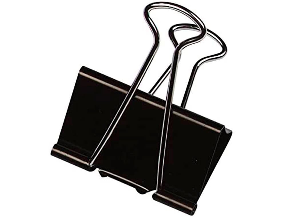 Pinza metalica q-connect reversible n.2 24 mm caja de 10 unidades