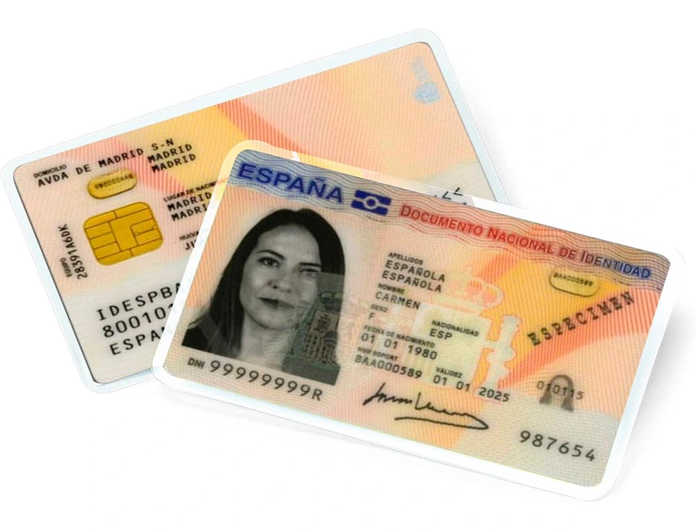 Bolsa de plastificar q-connect 110 x 75 mm 125 mc carnet de identidad caja de 100 unidades