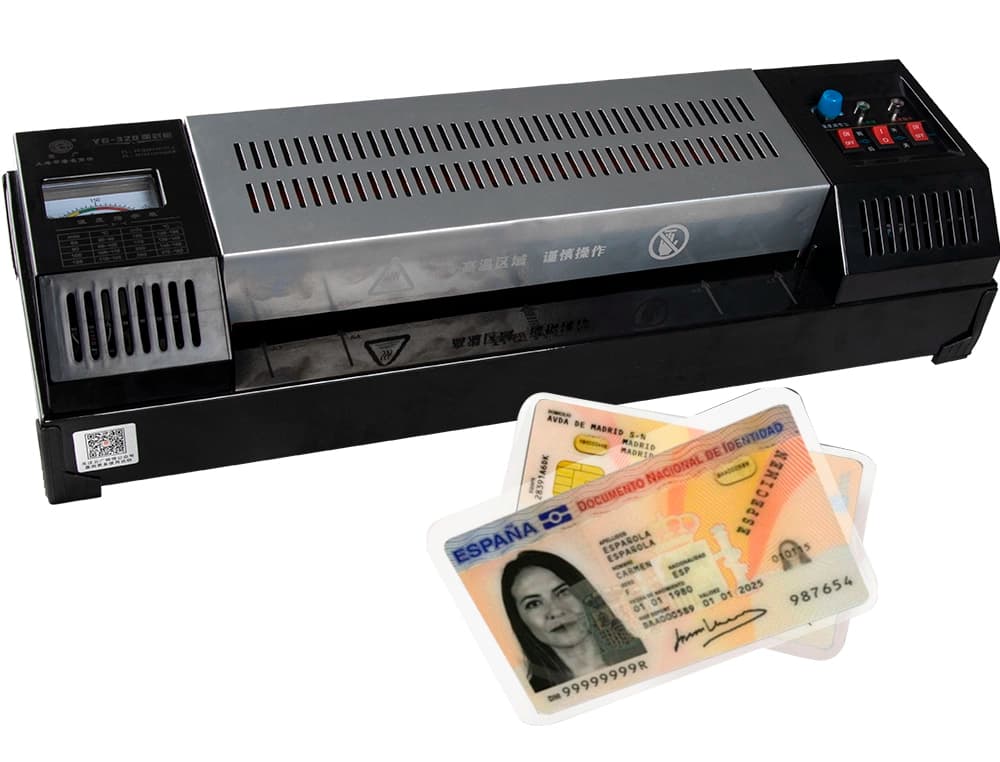 Bolsa de plastificar q-connect 110 x 75 mm 125 mc carnet de identidad caja de 100 unidades