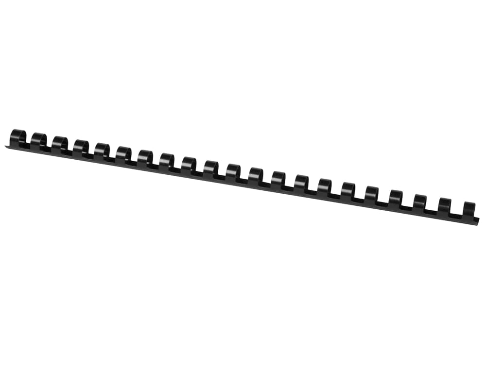 Canutillo q-connect redondo 14 mm plastico capacidad 130 hojas caja de 100 unidades