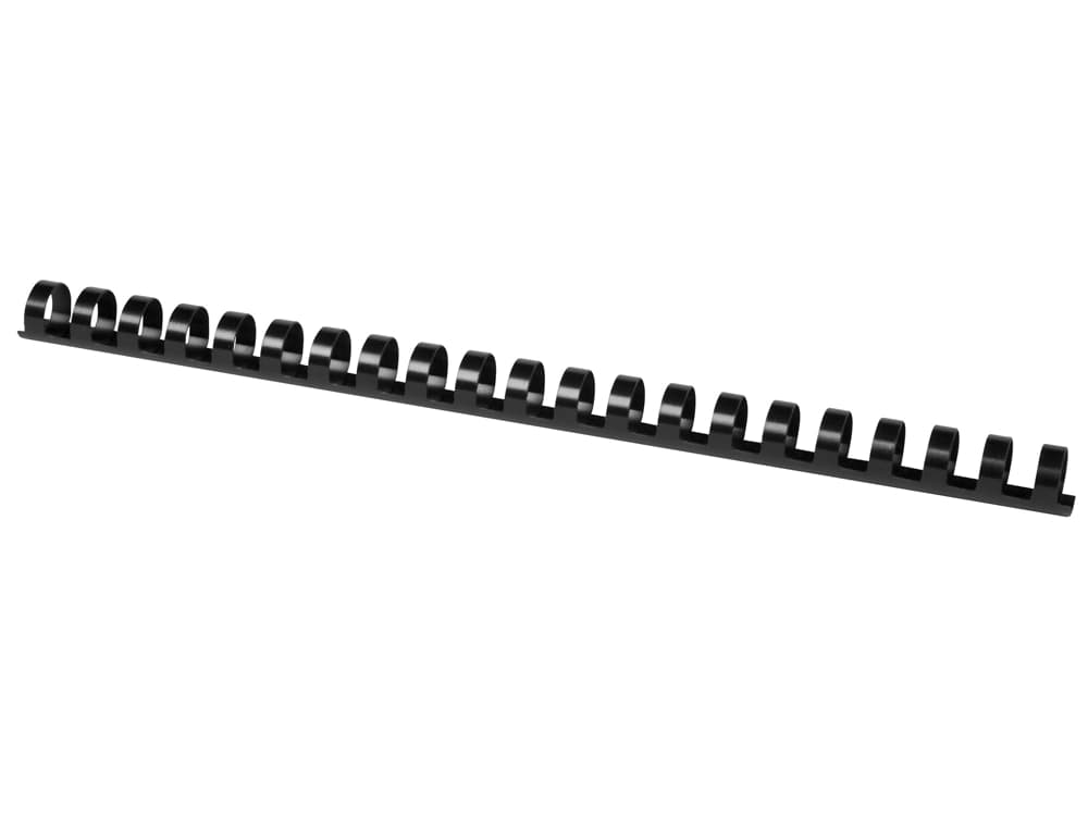 Canutillo q-connect redondo 16 mm plastico capacidad 145 hojas caja de 50 unidades