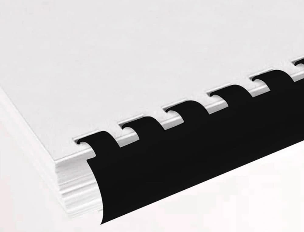Canutillo q-connect redondo 16 mm plastico capacidad 145 hojas caja de 50 unidades